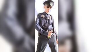 023 Police Uniform SPUNK cum shot in Lechazo!! Cop Police UNIFORMS 2026