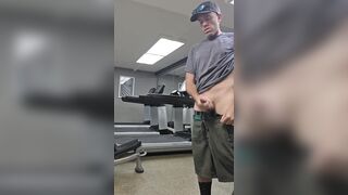 RISKY PUBLIC motel gym jizz shot