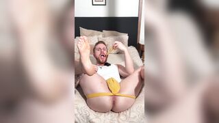 Inked Mack studies wet ass fucking food desires