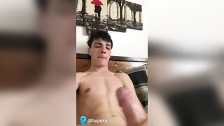 I GOT UP WITH MY SAUSAGE STANDING AND WANKED OFF