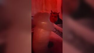 Oregonleatherboy Leather Smoke Dark Demon Penis Dance