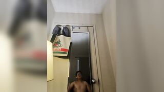 School jock alone: Noisy masculine pornography sesh