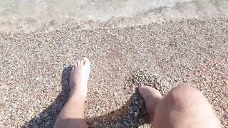Calm Sole Fetish by the Lake