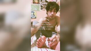 Come be my footslave