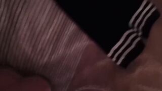 Nutting on my pantyhose ‍