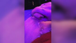 Foreskin dick trickling enormous jism