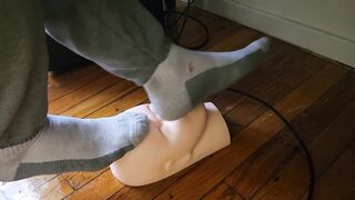 Face Footrest While Getting Work Done! Utter flick 26 mins!
