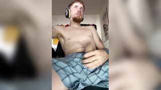 Good-sized Cum-shot crimson head dinky!!