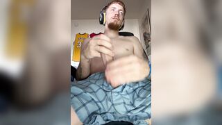 Good-sized Cum-shot crimson head dinky!!