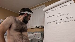 Making a Anatomy Lesson Vid - leaving the camera on and then to ejaculation
