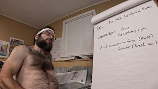 Making a Anatomy Lesson Vid - leaving the camera on and then to ejaculation
