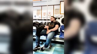 2 raunchy screw in a public douche