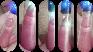 Hard-on Pumping Compilation - Pumping my Knob up - Vacuum Pump Fuck-stick Pump Mushroom Head Vacuum Pumper Pumping Prick