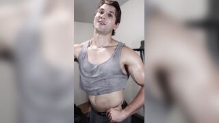 Adonis Highly Gorgeous Guy Attempted to Get You in The Gym to Exercise With