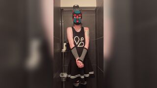 My dom ask me to take a bathroom