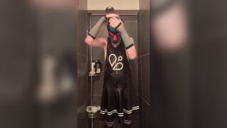 My dom ask me to take a bathroom