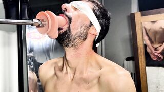 Bazarov Eyes covered – Faggot Jaws Instructing on the Machine
