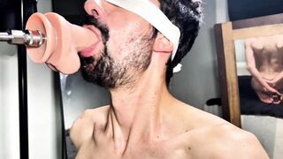Bazarov Eyes covered – Faggot Jaws Instructing on the Machine