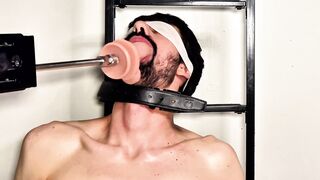 Bazarov Eyes covered – Faggot Jaws Instructing on the Machine
