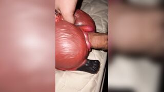 Plump man porks unshaved labia