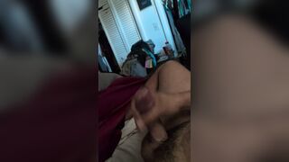 Jerking my rock-hard man rod and edging