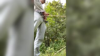 Risky public park solo jizm