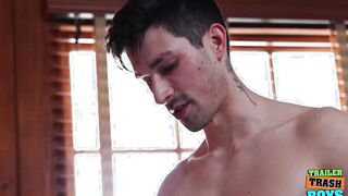 TRAILERTRASHBOYS Studly Kane Fox Dominates Derek Kages Mature Ass With Power