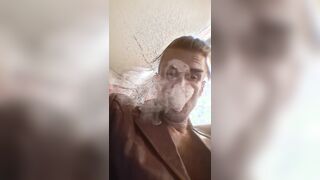 Oregonleatherboy Burnt Sienna Retro Leather Blazer Smoking Compilation