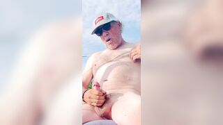Morning cum shot on the boat