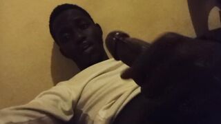 BIG BLACK COCK Money-shot *late night*
