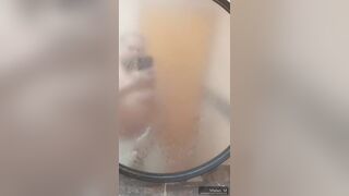 In the douche