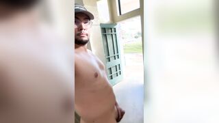 Matthew Tyler nude in public park shower