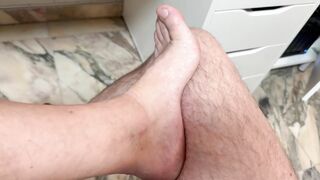 Wolf spunking alone. Do you choose my pecker or my soles?