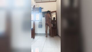 කොල්ලා ජංගිය පිටින් -SL man attempt to female clothes