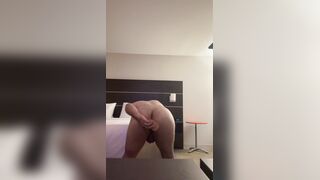 bellows as I shovel the fake penis deep inwards eddie3275
