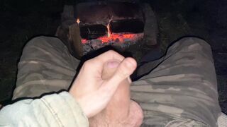 I accomplish near the fire