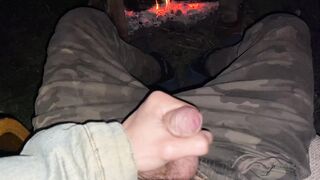 I accomplish near the fire