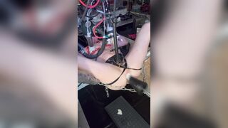 Brainless Fag Rigid Machine Smashed and Fapped
