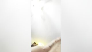 romping fleshlight with bullet wand inwards. not completely rock hard