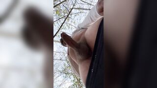 NUTTING ON A HIKING TRAIL