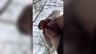 NUTTING ON A HIKING TRAIL