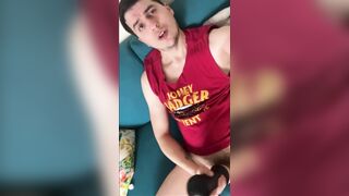 Youngster Boy Using His Fleshlight While Dressed in an Rectal Speculum