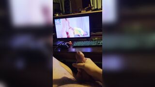 Masturbating My Meatpipe to Homo Pornography