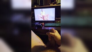 Masturbating My Meatpipe to Homo Pornography