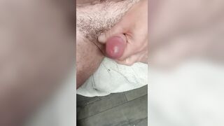 Close up Uncircumcised Smallish boner