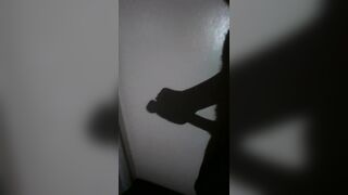 My Phat Ebony Stiff Bone Shadow On the Wall