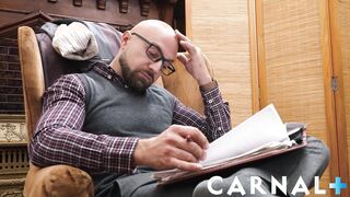 Horny stepson Noah White rides his DILF stepdad Adam Snows big fat dick