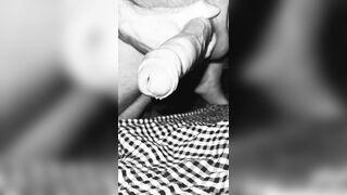 Jiggly night jizz in BW