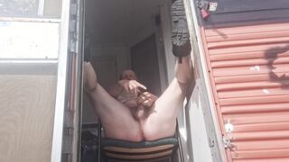 Jism in my truck with my playthings
