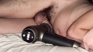 Rubdown Gun On Quadriplegic Beefstick